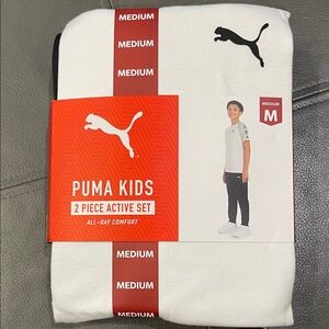 Puma Kids White Active Set